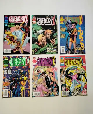 Lote 19 Comics Grapas Generación X Vol.II