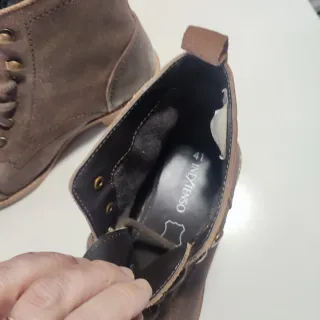 Botines piel marrón talla 41