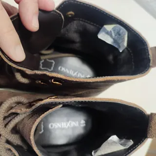 Botines piel marrón talla 41