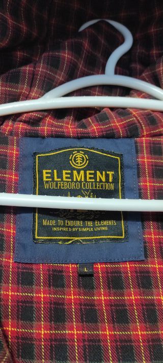 Parka Azul con Capucha Element