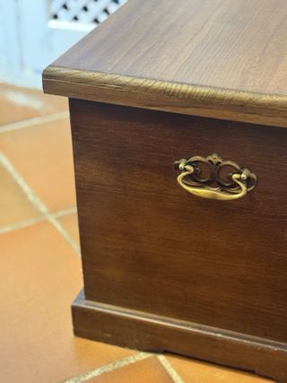 Baúl de madera restaurado