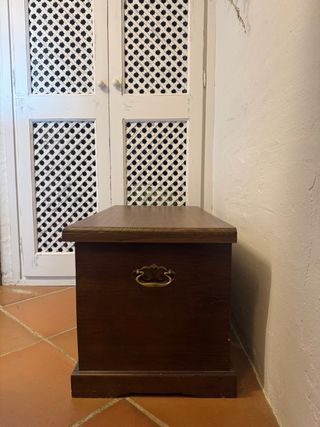Baúl de madera restaurado
