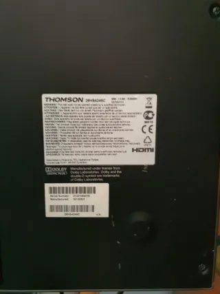 Television thomson 26 con se mando foncion bien