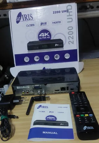 Decodificador Satélite IRIS 2200 UHD 4K