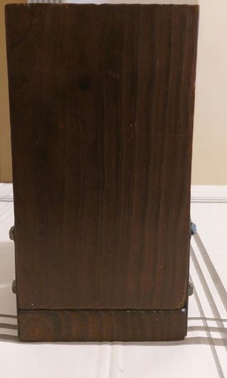 Reggilibri Mappamondo in legno + scrigno