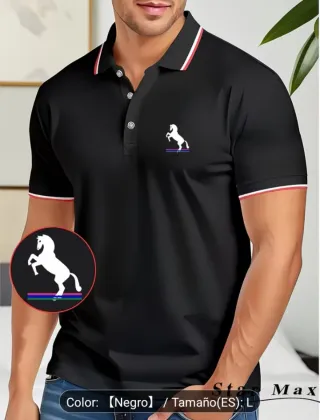 Polo Negro Talla L