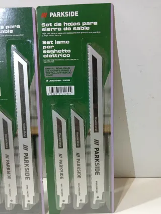 Lote 2 Paquetes Hojas Sierra Sable PARKSIDE