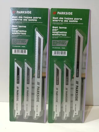 Lote 2 Paquetes Hojas Sierra Sable PARKSIDE