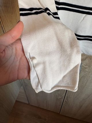 Jersey Stradivarius rayas blancas y negras