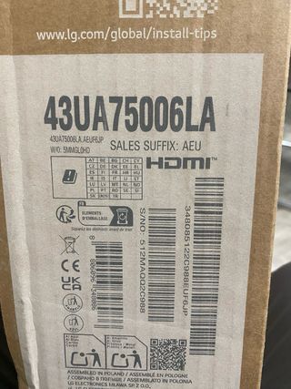 TV LG UHD AI UA75 43 3 disponibles