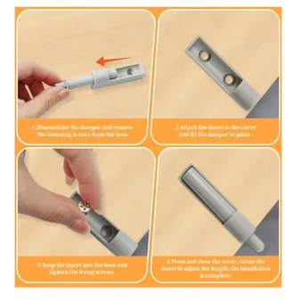 9 Amortiguadores Cierre Puerta Armario