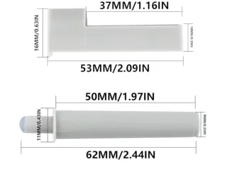 9 Amortiguadores Cierre Puerta Armario
