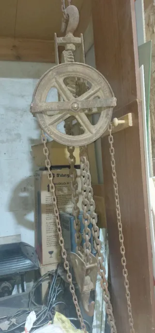 Polipasto Cadena Antiguo 3000kg