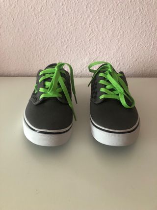 Zapatillas Vans Skate Grises y Verdes