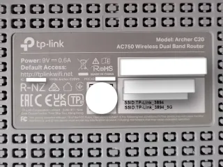 TP-Link Archer C20 AC750 Router WiFi