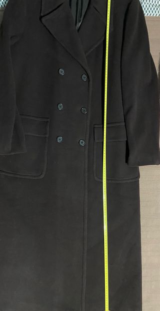 Abrigo largo Zara clasics lana marrón Talla L