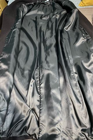 Abrigo largo Zara clasics lana marrón Talla L