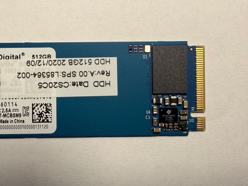 SSD NVMe 512GB Western Digital WD SN530 96% salud afbeelding 2