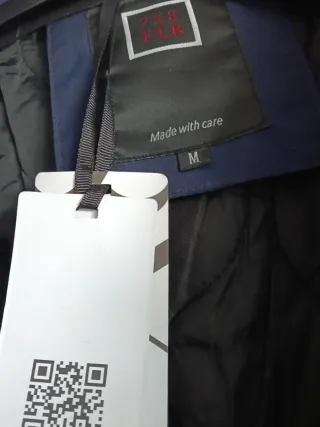 Parka Azul Impermeable Mishmash Talla M