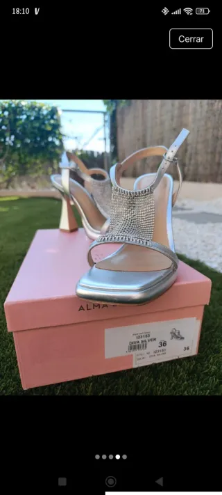 Sandalias Alma en Pena Plata