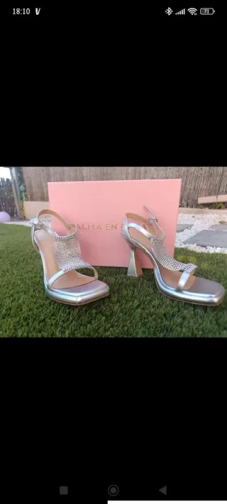 Sandalias Alma en Pena Plata