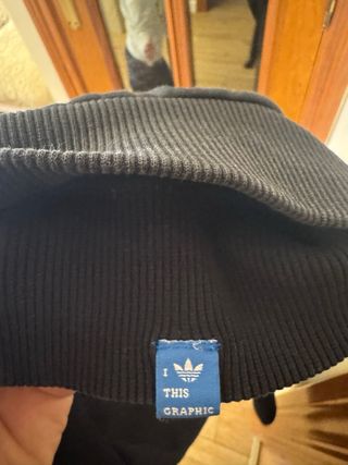 Sudadera Adidas Negra Logo Trefoil