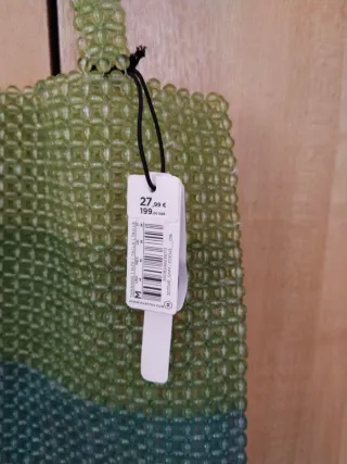 Bolso de cuentas Parfois verde y azul