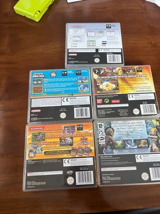 Pack 5 Juegos DS: Mario, Dragon Ball, Yu-gi, ff...