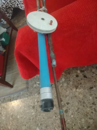 Caña de pescar valenciana antigua