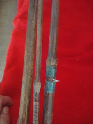 Caña de pescar valenciana antigua