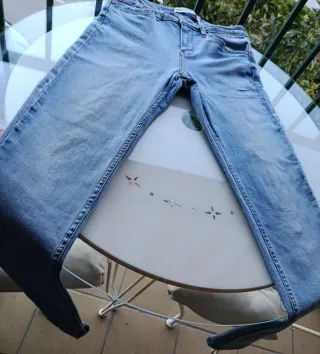 Pantalón vaquero mujer azul