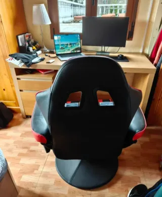 Silla Gaming BFX-705 Negra/Roja