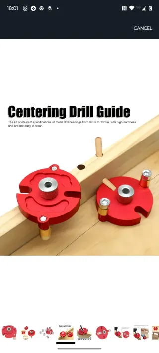 Plantilla de espiga para carpintería