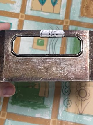 Vassoio ottagonale con timbri