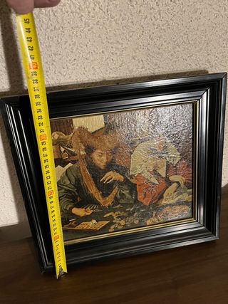 Cuadro El recaudador de impuestos y su mujer