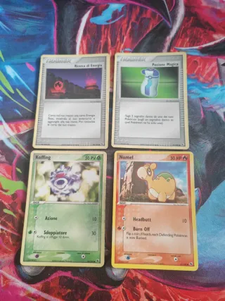 Carte Pokémon Koffing, Numel, Trainer