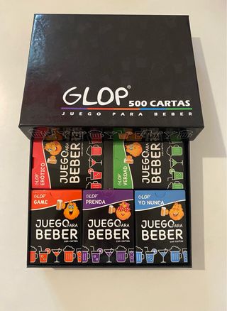 Juego de cartas para beber GLOP 500 cartas