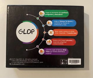 Juego de cartas para beber GLOP 500 cartas