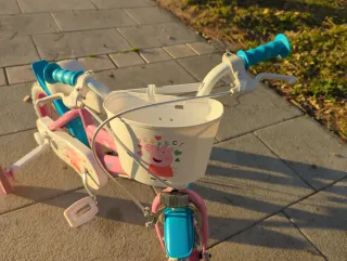 Bicicleta infantil 14 Peppa Pig rosa/azul