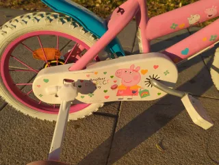 Bicicleta infantil 14 Peppa Pig rosa/azul