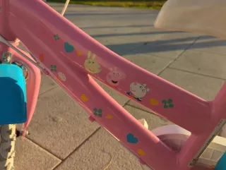 Bicicleta infantil 14 Peppa Pig rosa/azul