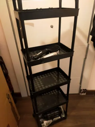 Estantería/Carrito 5 pisos PVC A ESTRENAR