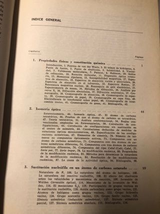 Química orgánica. Tomos I y II