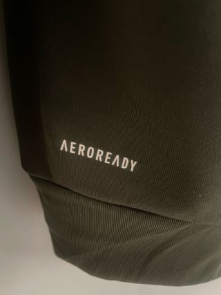 Felpa Adidas mezza zip verde taglia M