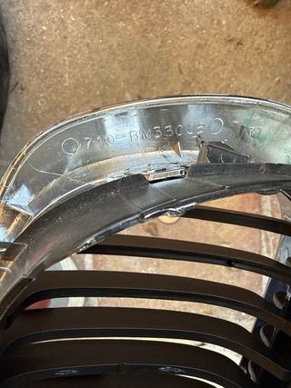 Rejilla BMW serie 3 Cromada