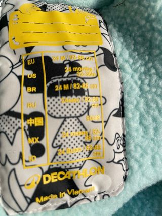 Mono de nieve infantil + guantes Decathlon 24M