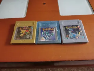 3 Juegos Pokémon Game Boy: Oro, Cristal, Plata