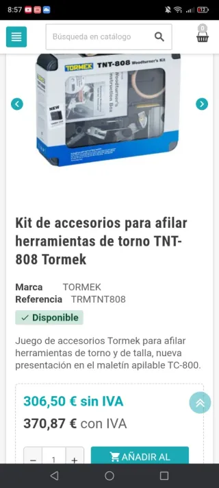 Tormek TNT 808 - Maletín para afilador