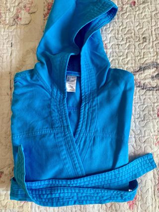 Accappatoio blu ragazzo/a 14 anni