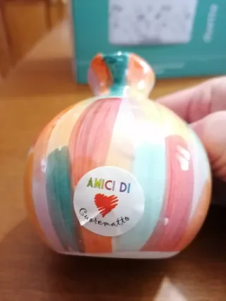 Oliera Cuorematto Ceramica Multicolore